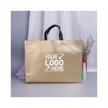 Reusable Laminated Non-woven Shiny Gift Bag Shopping Tote Bag